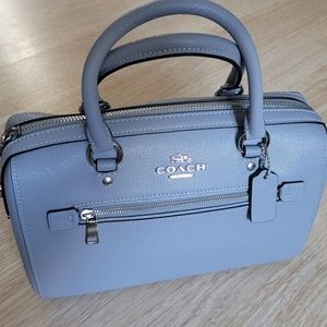 Coach Rowan Satchel (Crossgrain Leather - Twilight)